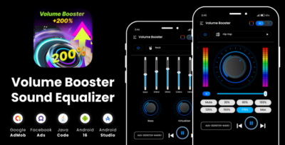 Volume booster sound equalizer edge light with admob facebook ads android.png